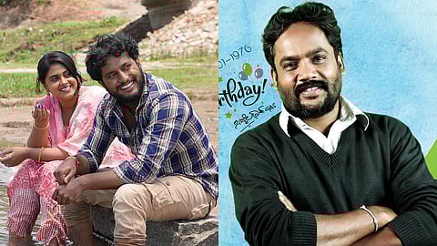 A still from Kunte Bille (L) and Siddegowda (R)