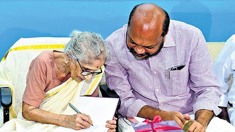 Kalamassery library dedicates a book corner to honour writer Leelavathi