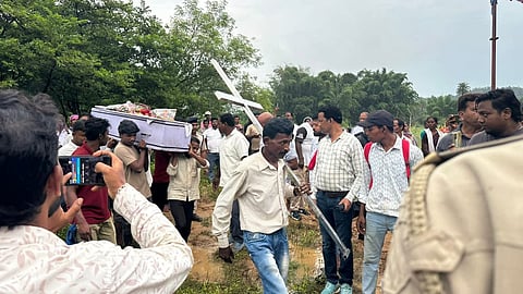 George Tirkey laid to rest, thousands attend funeral in Odisha's Kuanrmunda village