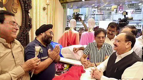 He emphasised the importance of promoting goods that bear the "sweat and earthen fragrance of the youth of India."