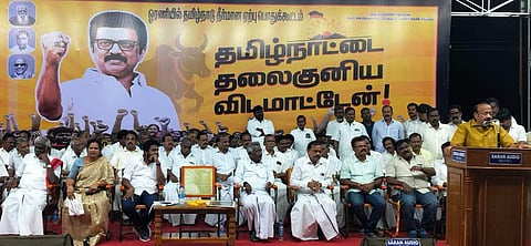 Minister Panneerselvam hits out at PMK leader Anbumani, says he has no right to criticise DMK