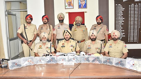 Preliminary investigation has revealed that the arrested accused were in contact with Pakistan-based handlers.