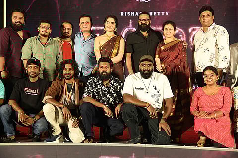 Rishab Shetty, Rukmini Vasanth, Pragathi Shetty and others share emotional thanks at Kantara: Chapter 1 trailer launch