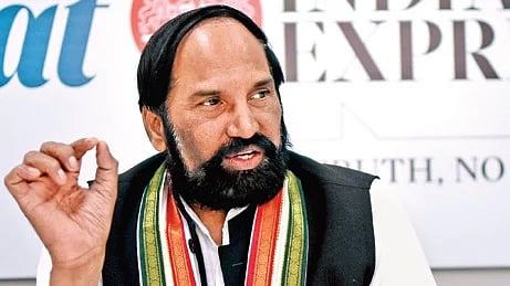Irrigation Minister N Uttam Kumar Reddy