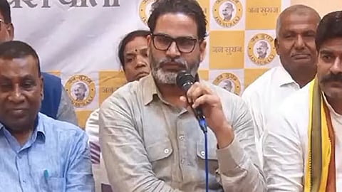 Jan Suraaj Party founder and political strategist-turned-activist Prashant Kishor.