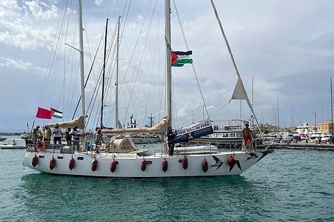 Aid flotilla seeking to break Israeli blockade of Gaza attacked by multiple drones, say activists 