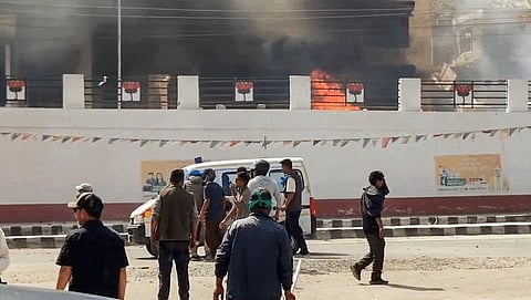 The Ladakh Apex Body (LAB) youth wing called for the protest after two of the 15 people, who were on a 35-day hunger strike since September 10, were shifted to a hospital after their condition deteriorated on Tuesday evening.