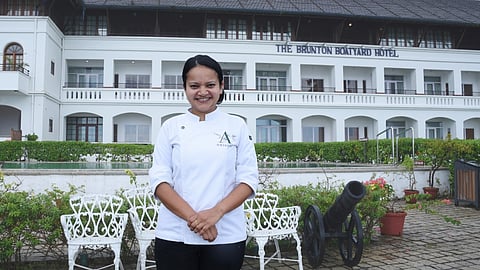 Chef Ahmedaki Laloo at Brunton Boatyard Heritage Hotel