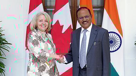 India, Canada to post security liaison officers after talks between NSA Ajit Doval and Canadian advisor Nathalie Drouin.