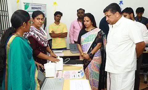 Minister for Information and Technology Palanivel Thiaga Rajan inaugurated the Madurai Regional Hub of iTNT Hub at Anna University Regional campus and witnessed the researchers' innovative projects on Friday.