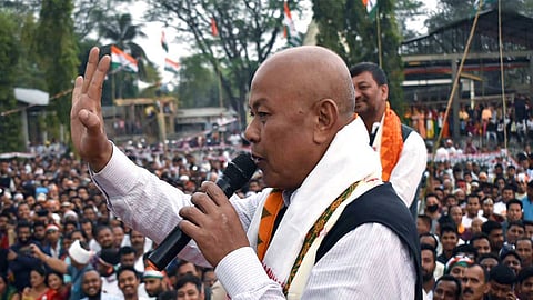 Bodoland People’s Front leader Hagrama Mohilary