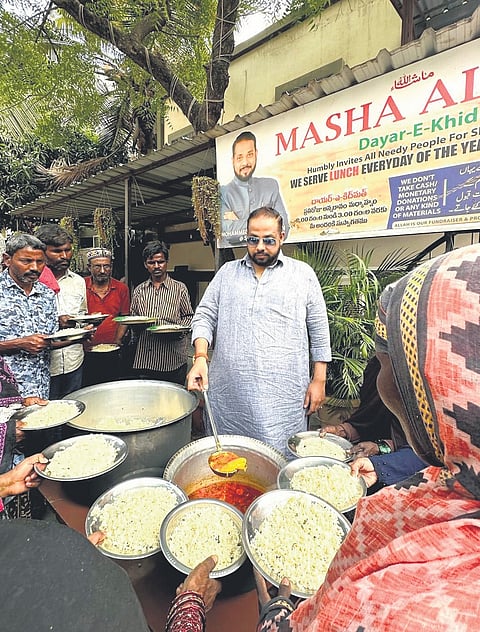 For 15 years — 5,748 days without a break — Mohammed Asif Hussain Sohail's team has served free lunch in low-income neighbourhoods across Hyderabad.