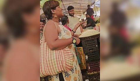 The videos in which a law student was questioned by traders at Coimbatore flower market for wearing sleeveless outfits, are doing rounds on social media.