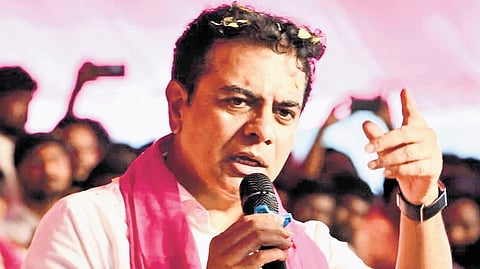 BRS working president KT Rama Rao.