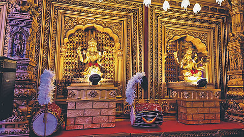 Tradition and art unite at Durga Pujo