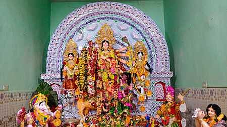 Immigrants’ Durga Puja in Ramanagar completes 75 years