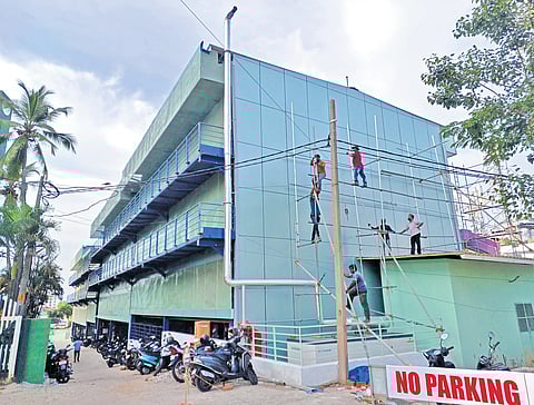 Multi-level parking at MCH, East Fort by Oct 20