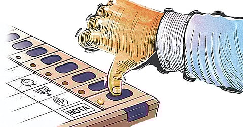 A view of the Supreme Court of India building in New Delhi.