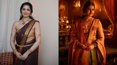 Rukmini Vasanth in a poster from Kantara: Chapter 1