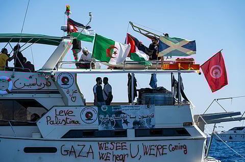 Israeli navy intercepts Gaza-bound Global Sumud flotilla carrying aid, activists say