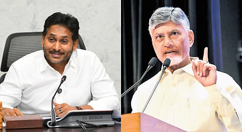 Jagan Mohan Reddy also condemned the ‘yellow media propaganda’ that portrays CM Naidu as running the wheel of power in Delhi