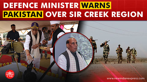 Any misadventure by Pakistan in Sir Creek will get 'decisive response': Defence Min. Rajnath Singh