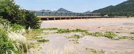 Flood water released into Vamsadhara river at Gotta barrage Srikakulam