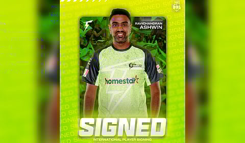 Ashwin will play three to five games in January  plus the finals if Sydney Thunder qualify.