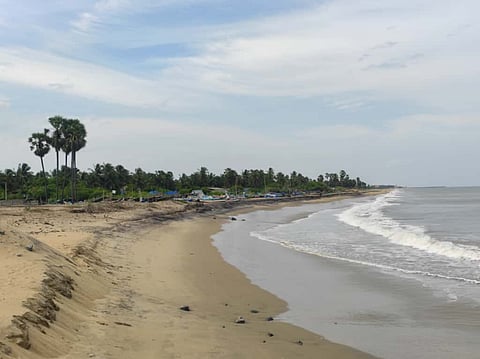 Chandirapadi fishers complain of increasing coastal erosion from the diversion of seawater by the training walls under construction as part of a Rs 32-crore project.