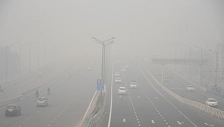 The India Meteorological Department (IMD) reported shallow fog across the city, marking a shift from the very dense fog seen a day earlier.