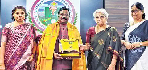 Prof Allam Srinivasa Rao, Vice Chancellor of Vikrama Simhapuri University.