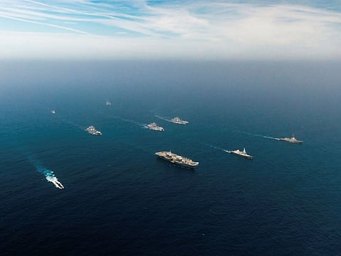 India, UK participate in the joint maritime Exercise Konkan.