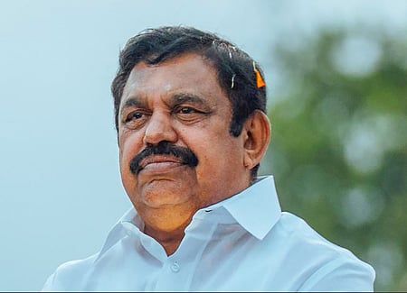 AIADMK general secretary Edappadi K Palaniswami campaigning in Modakurichi in Erode 