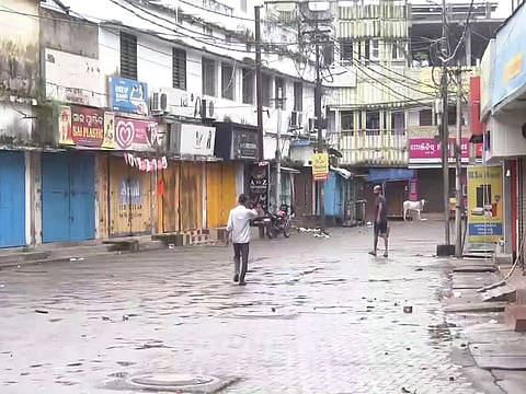 According to DGP YB Khurania, about 60 platoons of police force and eight companies of CAPF have been deployed. 