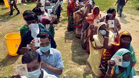 Image of voters used for representative purpose.