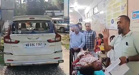West Bengal BJP posted a video of the attack on X, however, the authenticity of the video could not be independently verified.