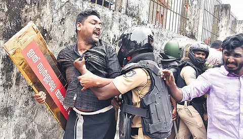 Ministers P. Rajeeve and M.B. Rajesh countered the Opposition’s demand, accusing the UDF of disrespecting the judiciary, even after the Kerala High Court ordered a probe into the matter.