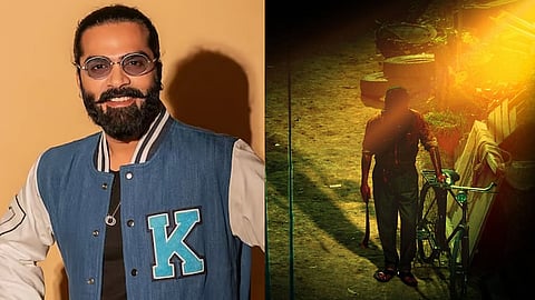 Silambarasan and a still from STR 49 now titled Arasan