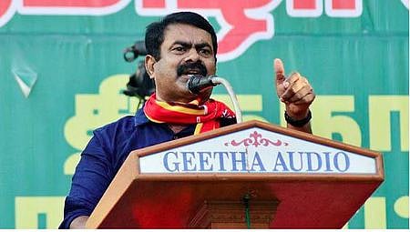 Naam Tamilar Katchi chief coordinator Seeman.