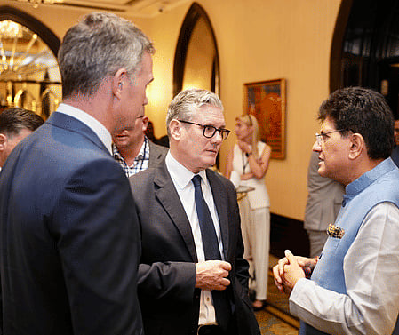 Commerce and Industry Minister Piyush Goyal had discussions with UK PM Keir Starmer and Secretary of State for Business and Trade Peter Kyle.