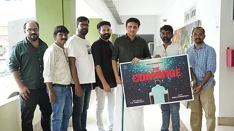 Kerala's Minister for Public Works Department and Tourism, P A Mohammed Riyas, unveiling the title poster of The Comrade