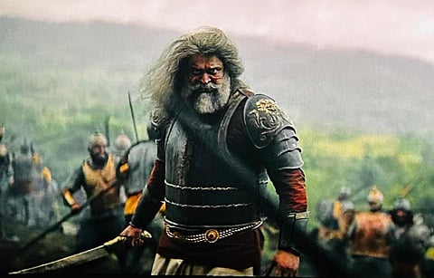 Hariprashanth M G in a scene from Kantara: Chapter 1