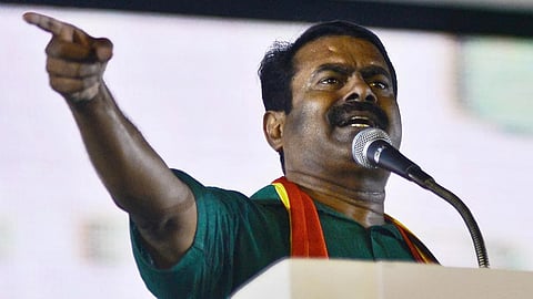 Naam Tamilar Katchi (NTK) party chief Seeman 