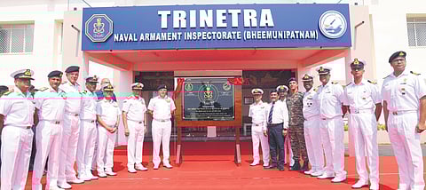 Vice Admiral Rajesh Pendharkar, Flag Officer Commanding-in-Chief, Eastern Naval Command, presided over the commissioning ceremony.