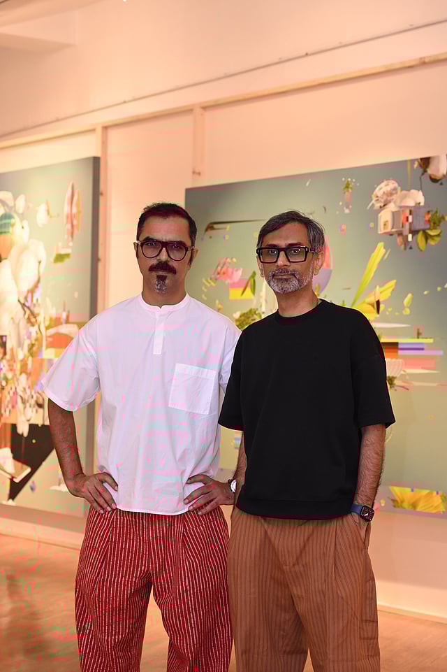 Artists Sumir Tagra and Jiten Thukral 