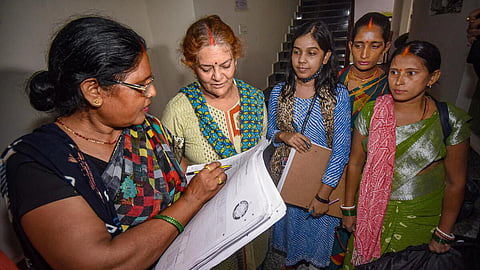 Teachers on survey duty for enumeration tasks in Karnataka are being paid an additional sum of ₹20,000