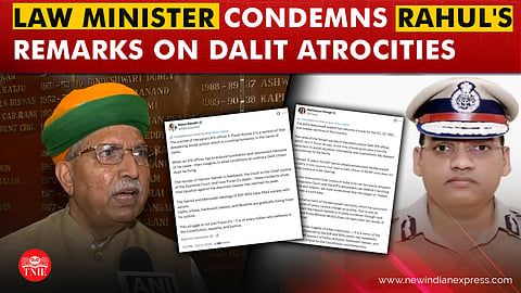 Law Minister Arjun R Meghwal condemns Rahul Gandhi's remarks on rising atrocities against Dalits