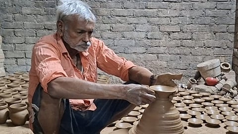Ahead of Diwali, potters in Dehradun's Kumhar Mandi race against time, flagging quality clay supply shortage