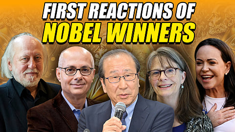 'Astonished, delighted, overwhelmed': How the Nobel winners reacted