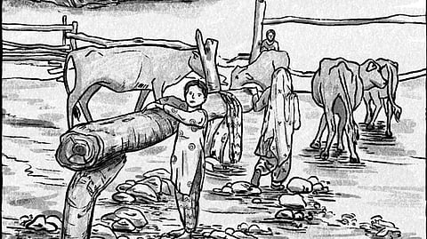 From one of the panels in Uprooted